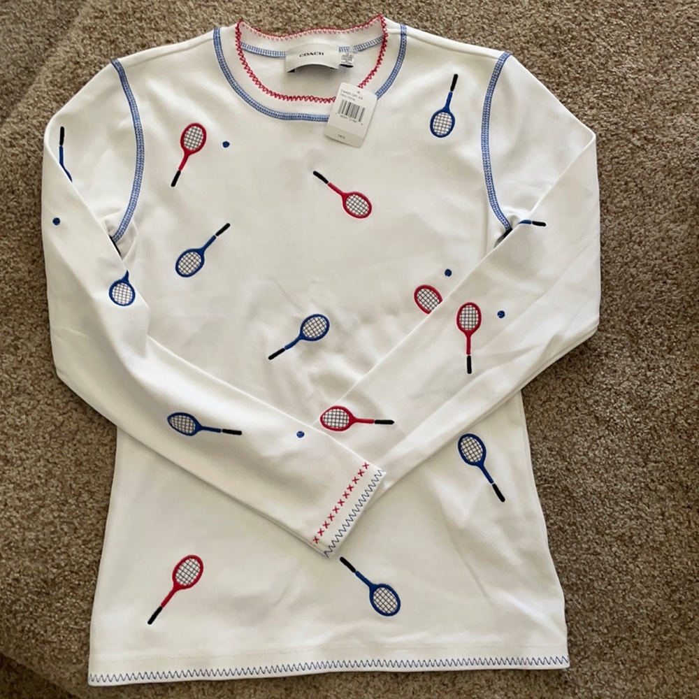 Coach L/S tennis top